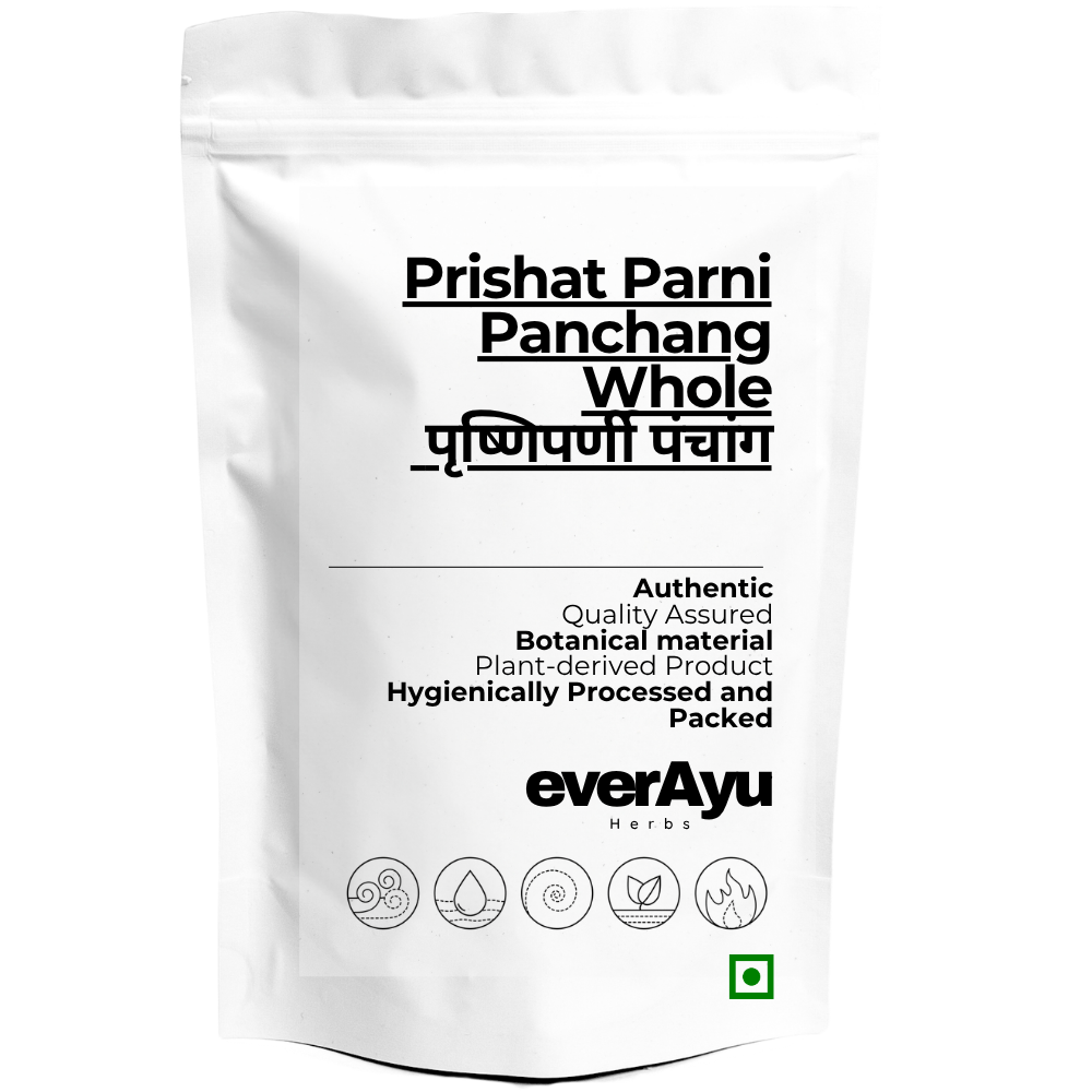 Prishat Parni Panchang Whole | पृष्णिपर्णी पंचांग | Prishtparni | Prisht Parni | Uraria picta | Whole Dried Botanical Herb Material everAyu