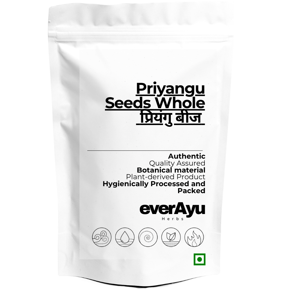 Priyangu Seeds Whole | प्रियंगु बीज | Priyangu Beej | Callicarpa macrophylla | Velvety Beauty Berry Seeds | Dahiya | Whole Botanical Seeds everAyu