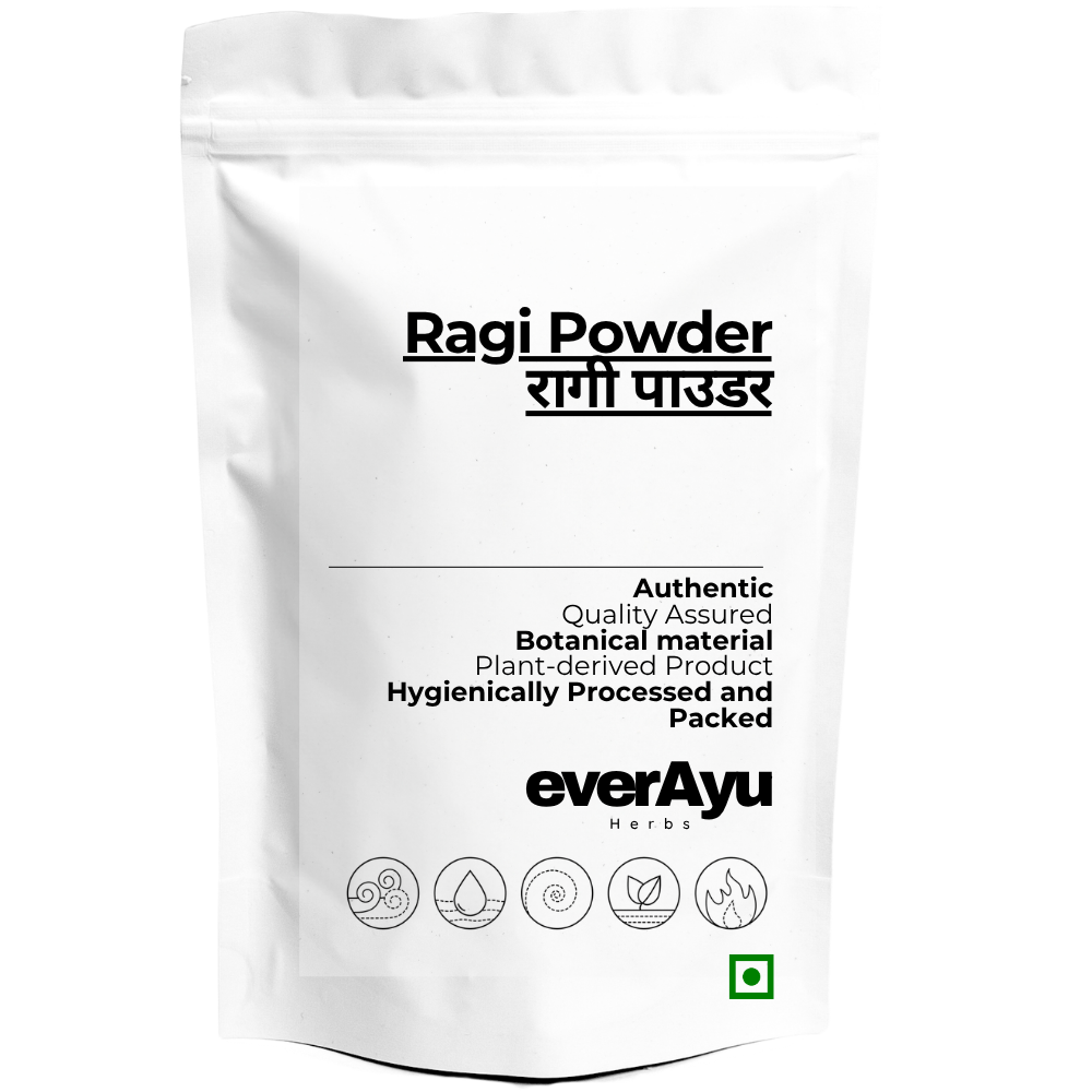 Ragi Powder | रागी पाउडर | Finger Millet Powder | Eleusine coracana Powder | Natural Millet Flour | Fine Grain Powder everAyu