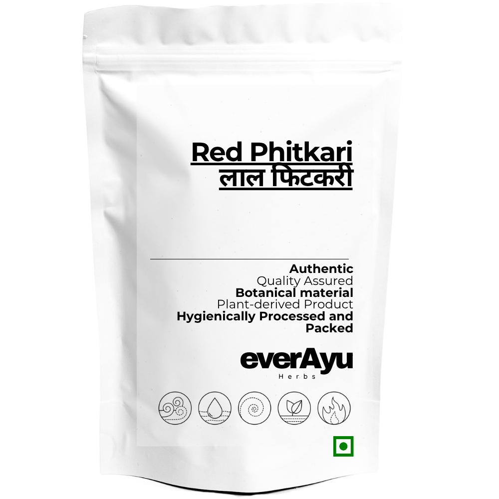 Red Phitkari Crystal | लाल फिटकरी | Fitkari Lal | Red Potash Alum | Red Alum Crystal | Natural Mineral Crystal Material everAyu