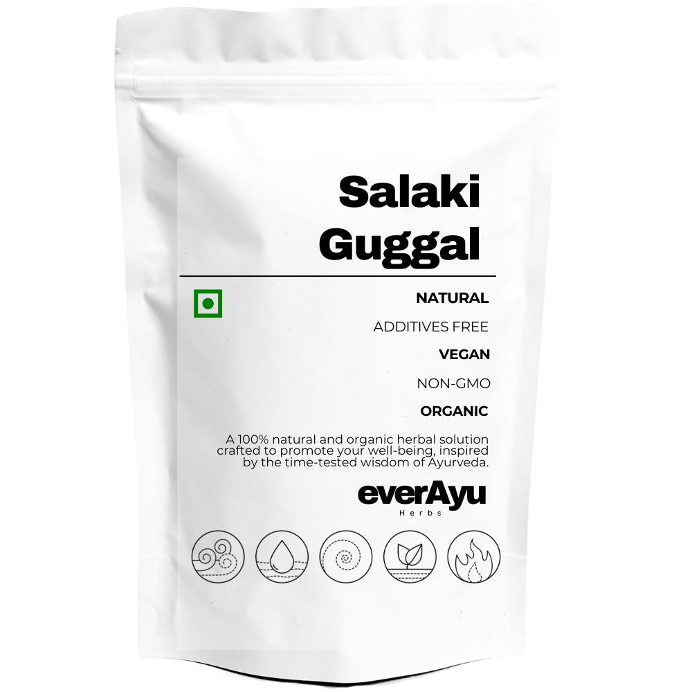 Salaki Guggal, Shallaki, Boswellia Serrata Gum, Guggul, Gugal, Guggal Resin, सालाकी गुग्गल, Marathi गुग्गुळ, Gujarati ગુગ્ગુલ, Tamil சாலாகி குங்கிலியம், Telugu సాలకి గుగ్గిలం, Kannada ಗುಗ್ಗುಲು, Malayalam ശല്ലാക്കി, English Shallaki / Boswellia Resin / Indian Frankincense / Ayurvedic Resin / Salai Guggal.