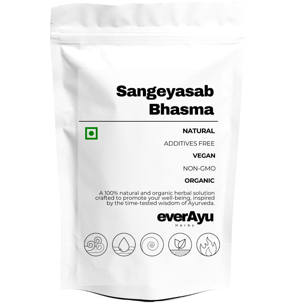Sangeyasab Bhasma, Sange Yashab Bhasma, संगेयसब भस्म, Ayurvedic Bhasma, Mineral Ash, Ayurvedic Rasayana, Sange Yasap, Marathi संगेयसब, Gujarati સન્ગેયસબ, Tamil சங்கேயசப், Telugu సాంగేయసబ్, Kannada ಸಂಗೆಯಸಬ್, Urdu سنگ یشب, English Sangeyasab Bhasma / Ayurvedic Mineral Preparation / Traditional Bhasma / Rasashastra Compound.