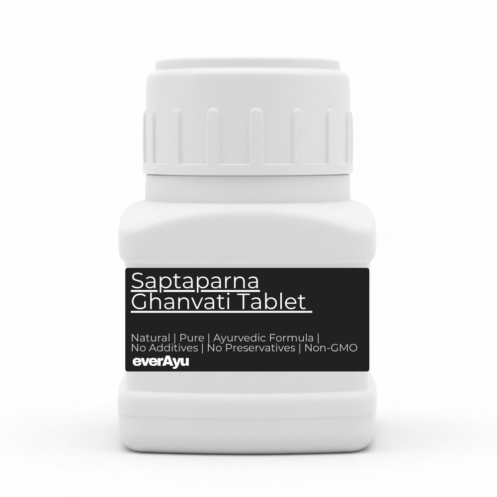 Saptaparna Ghanvati, Alstonia scholaris tablet, Saptaperna Ayurvedic, Dita bark tablet, Chitvan ghanvati, Ayurvedic detox supplement