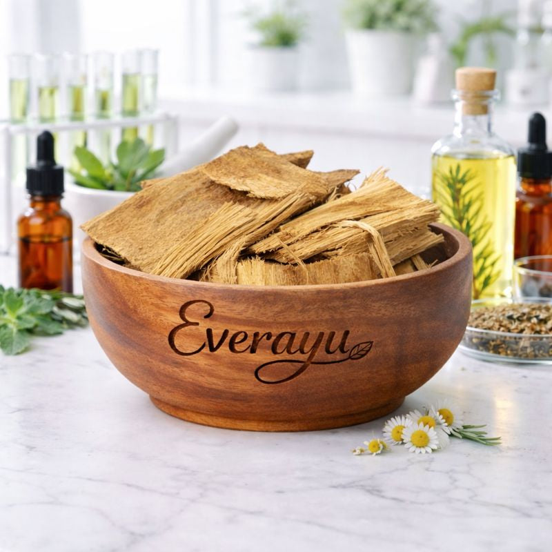 Semal Chaal, also known as Semal Chal, Semal Chhal, or Simbal Musli, comes from the bark of Bombax malabaricum (Silk Cotton Tree). In Hindi it’s called सेमल छाल, in Marathi शालमली, in Gujarati સેમલ છાલ, in Tamil இலவங்க மரச் சால், in Telugu సిమ్మల చెట్టు, and in Sanskrit शाल्मली. In English, it’s known as Kapok Tree Bark or Silk Cotton Tree Bark. Traditionally used in Ayurveda for promoting vitality, rejuvenation, and balance.