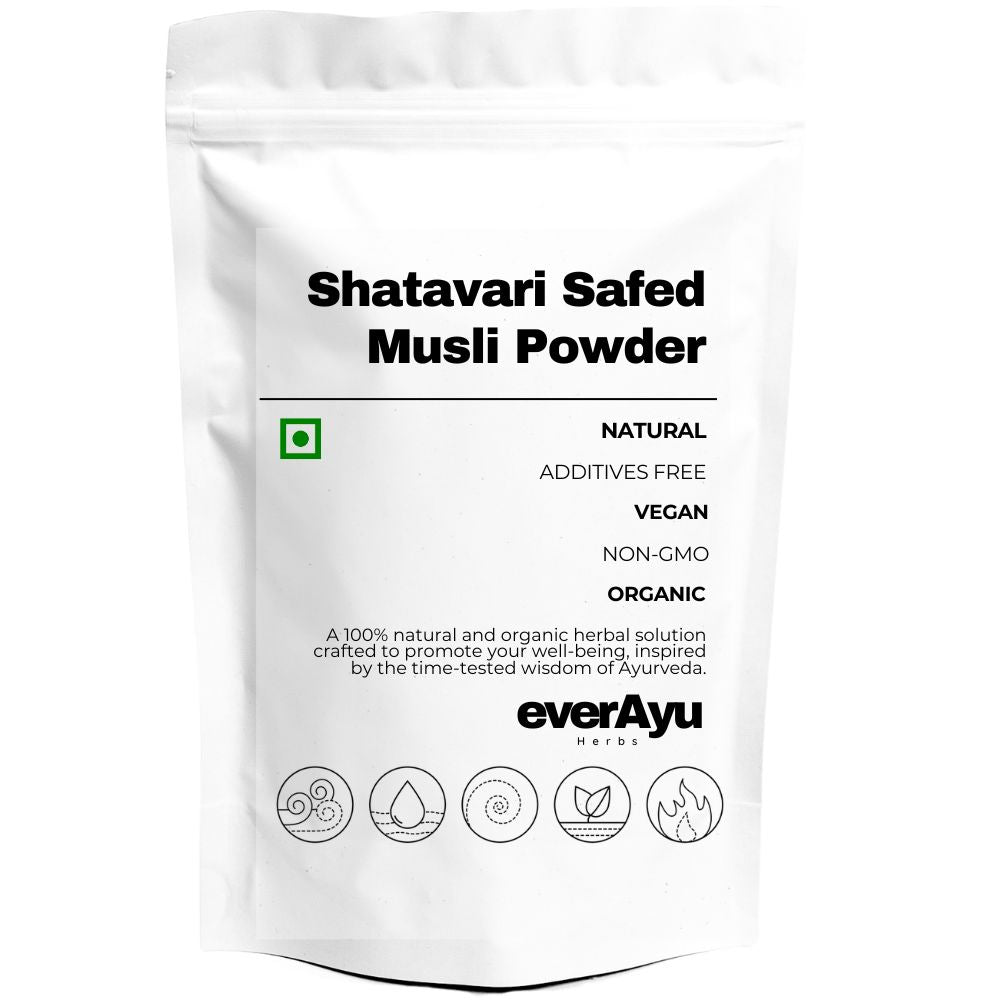 Shatavari, Safed Musli, Kaunch Beej, Ashwagandha, Ayurvedic Rasayana Powder, Asparagus racemosus, Chlorophytum borivilianum, Mucuna pruriens, Withania somnifera, Ayurvedic Vitality Blend, Strength Herb Mix, Marathi शतावरी, मुसळी, कौंछ बीज, अश्वगंधा, Tamil சதாவரி, வெள்ளை முஸ்லி, கவுஞ்சு, அசுவகந்தா, Gujarati શતાવરી, મુસલી, કૌંચ બીજ, અશ્વગંધ, Telugu శతావరి, ముసలి, కౌంచ్ బీచ్, అశ్వగంధ, English Ayurvedic Stamina Powder / Herbal Rasayana / Shatavari Ashwagandha Musli Kaunch Blend.