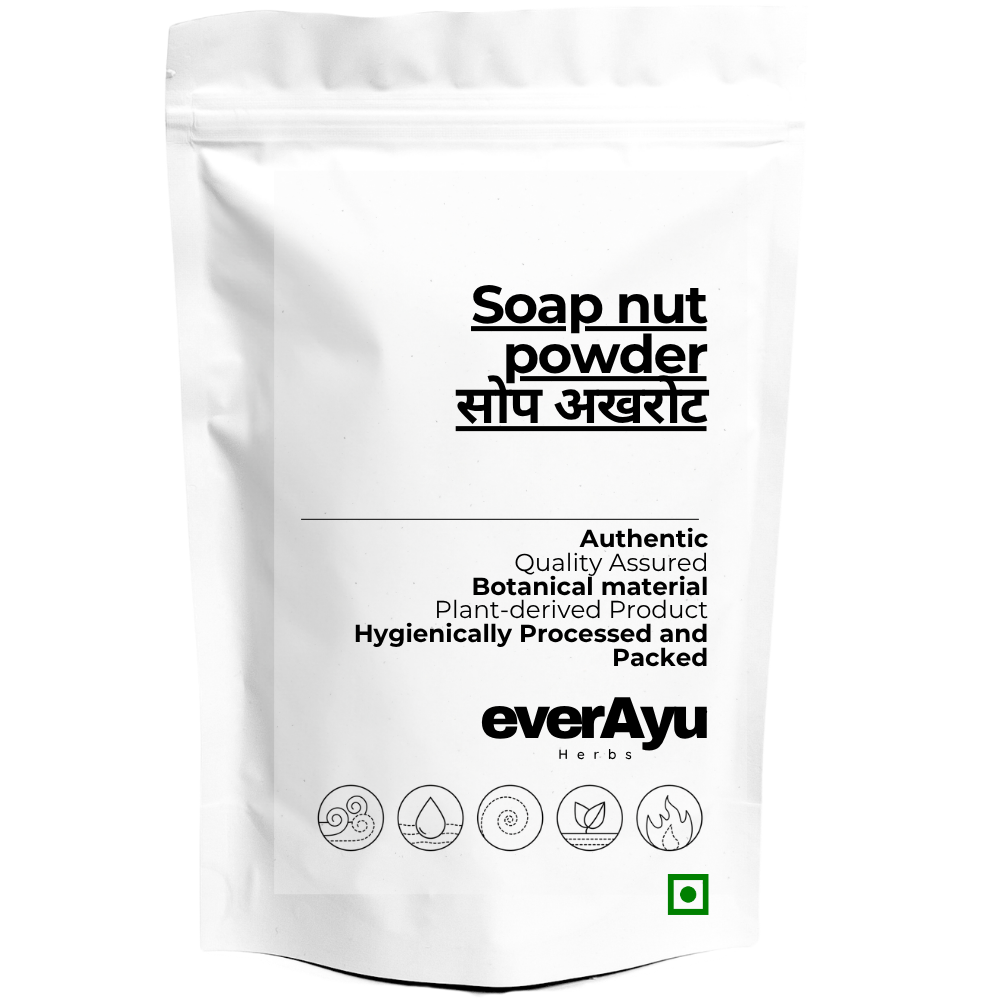 Soap nut powder / सोप अखरोट / Sapindus / REETHA Powder- रीठा everAyu