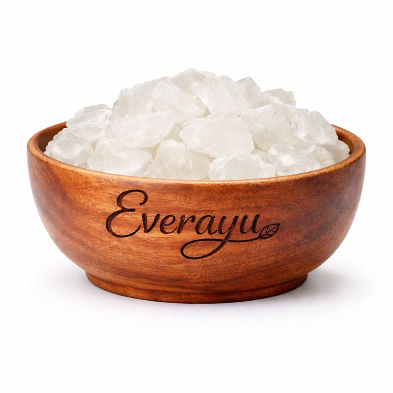 Suhaga, also known as Borax, Sodium Borate, Tincal, Tankan, सुहागा, சுஹாகா, ಸುಹಾಗ, సుహాగా – is a naturally occurring mineral used in Ayurveda and traditional households. Known in English as Borax Rock, Suhaga is valued for its natural cleansing, deodorizing, and purifying properties. Scientific name: Sodium Tetraborate Decahydrate (Na₂B₄O₇·10H₂O).