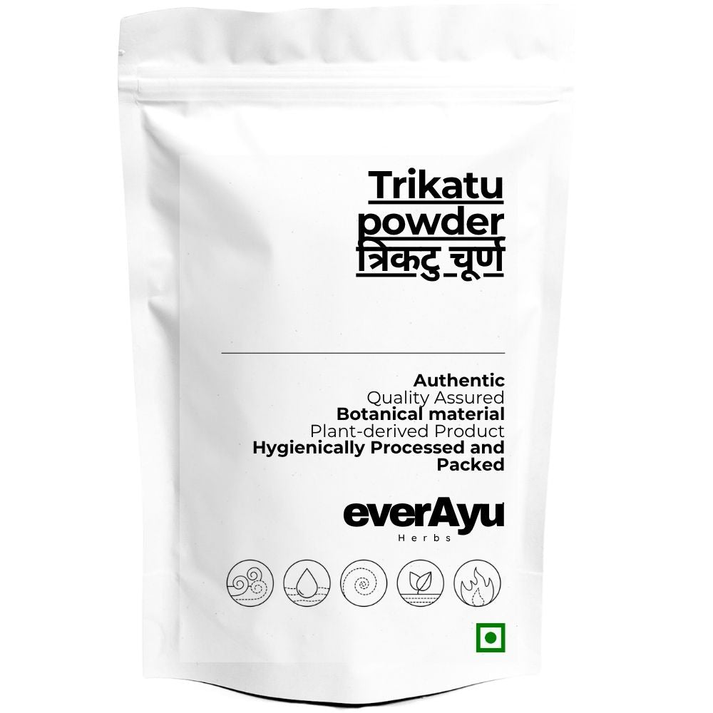 Trikatu powder Ginger  Kalimiri  Pippli | Organic and 100% Natural | everAyu