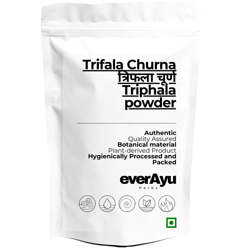 Trifala Churna त्रिफला चूर्ण  Triphala powder-Haritaki Bibhitaki amla everAyu