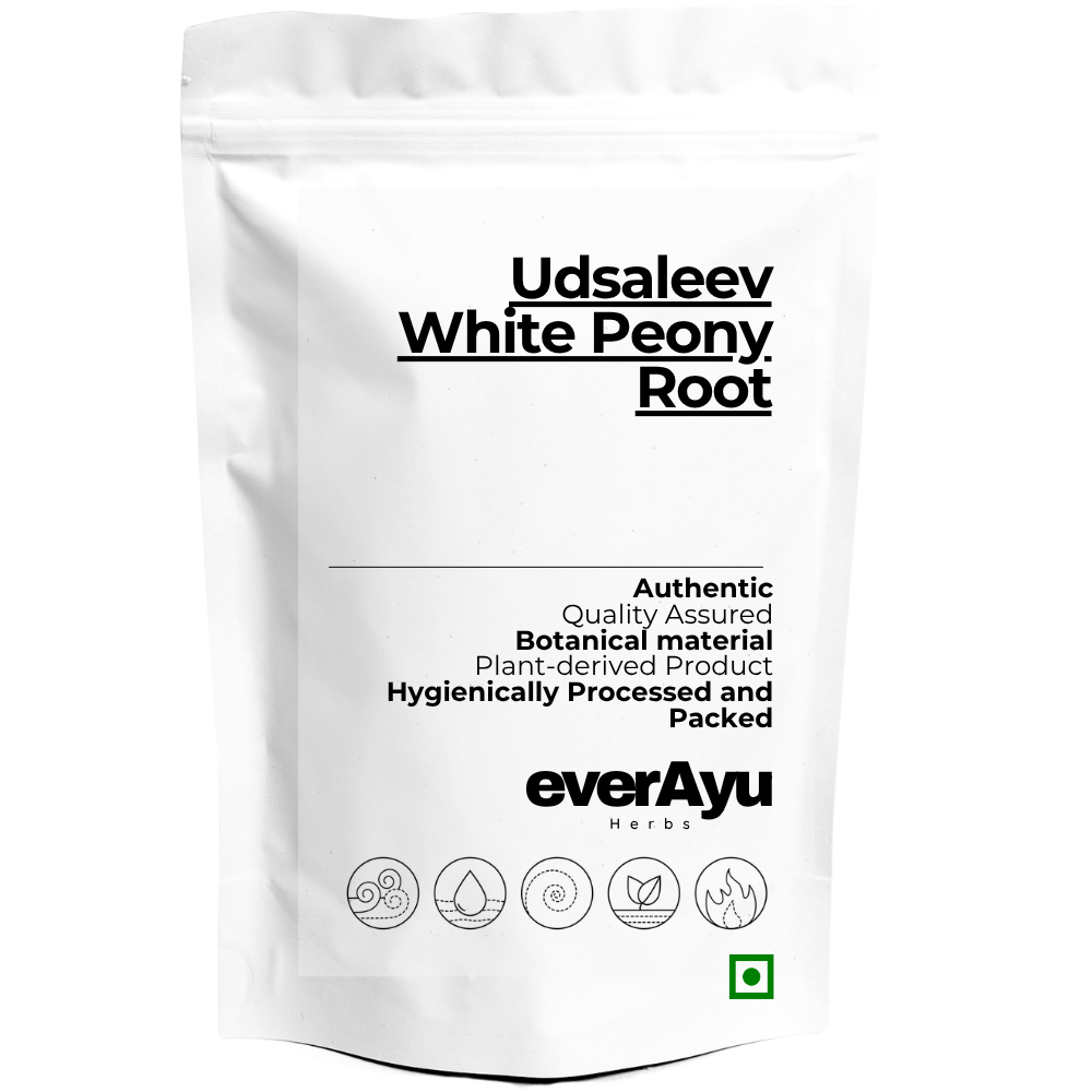 Udsaleev - White Peony Root - Udsalib - Ood Saleeb - Ud Saleeb - Paeonia officinalis - Whole Nutrixia