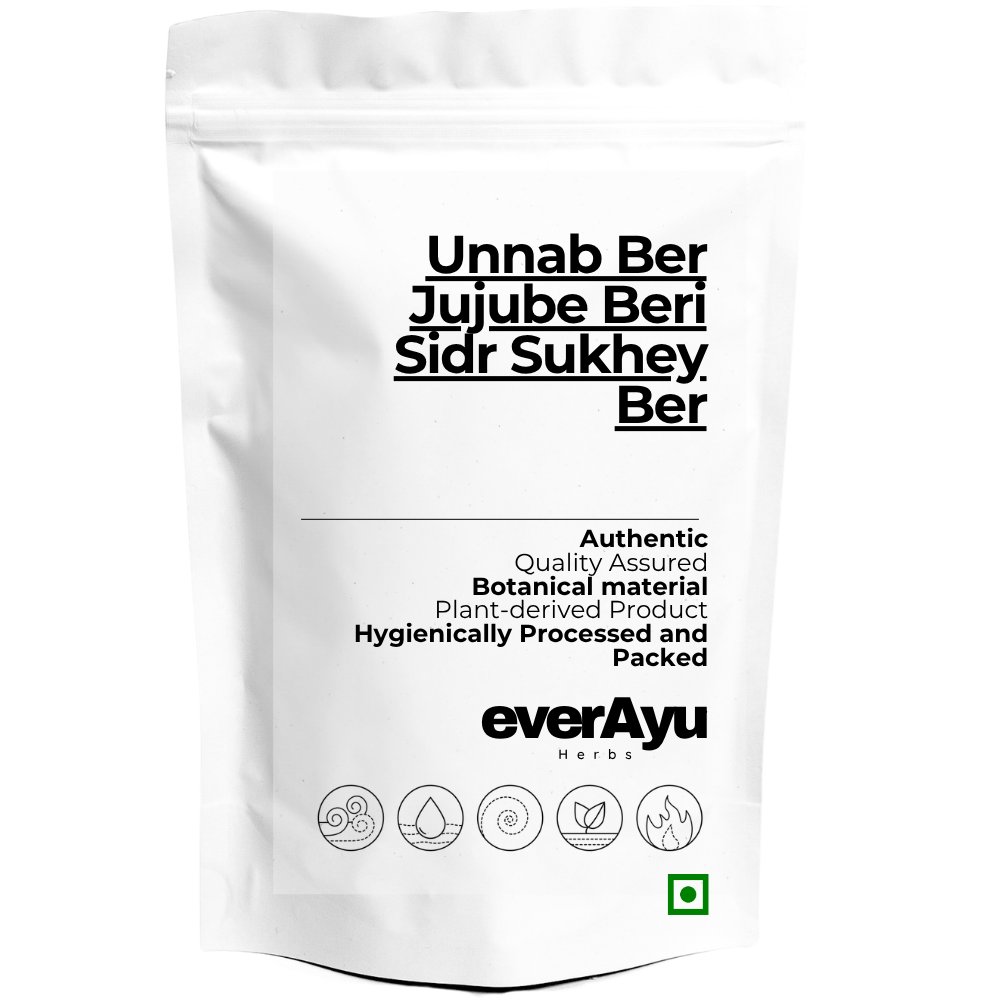 Unnab Ber-Jujube-Beri-Sidr-Sukhey Ber-Desi Ber-Chinese Date-Unaab-Onab-Anab-Jojoba - Jujuba-Dry Ber/Bor - Whole everAyu