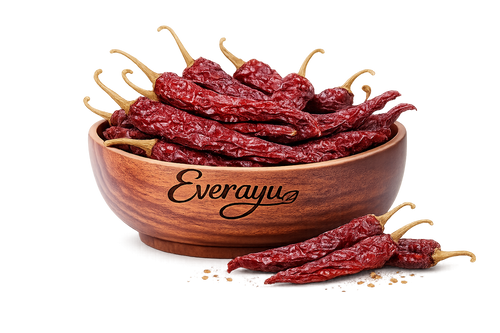 Bedgi Chilli / बेडगी मिर्च / CAPSICUM ANNUM L., CAPSICUM FRUTESCENS L - Whole everAyu
