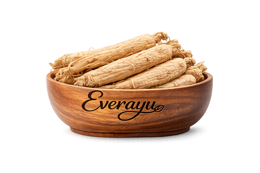 Ginseng root raw whole  |100% Natural & Pure American  | Panax Root - Whole everAyu