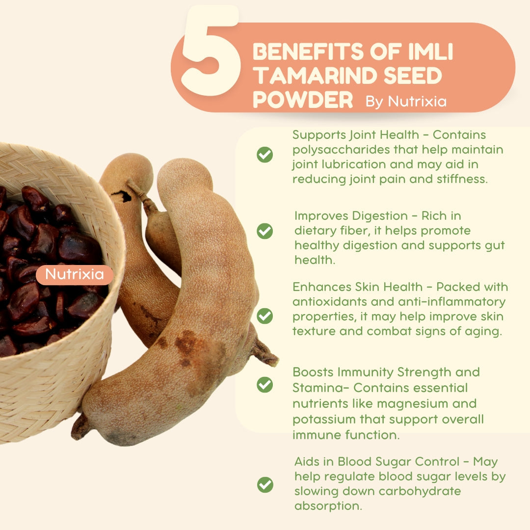 Imli Beej Powder / इमली बीज  /  Tamarind Seeds Powder / Tamarindus Indica Nutrixia