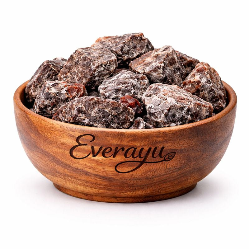 Black Salt (Kala Namak) – 100 % natural, unrefined Himalayan mineral salt used in Ayurveda and Indian cooking for taste and balance.