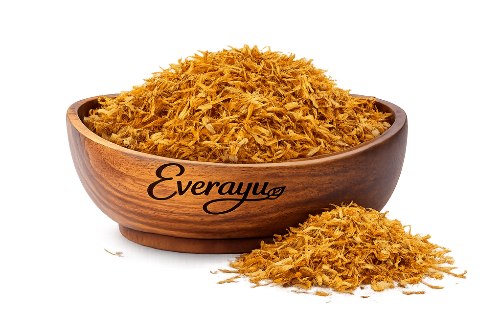 Marigold Flower Petals (Dried) - Genda Phool Patti - Tagetes Tenuifolia -zendu - Whole everAyu
