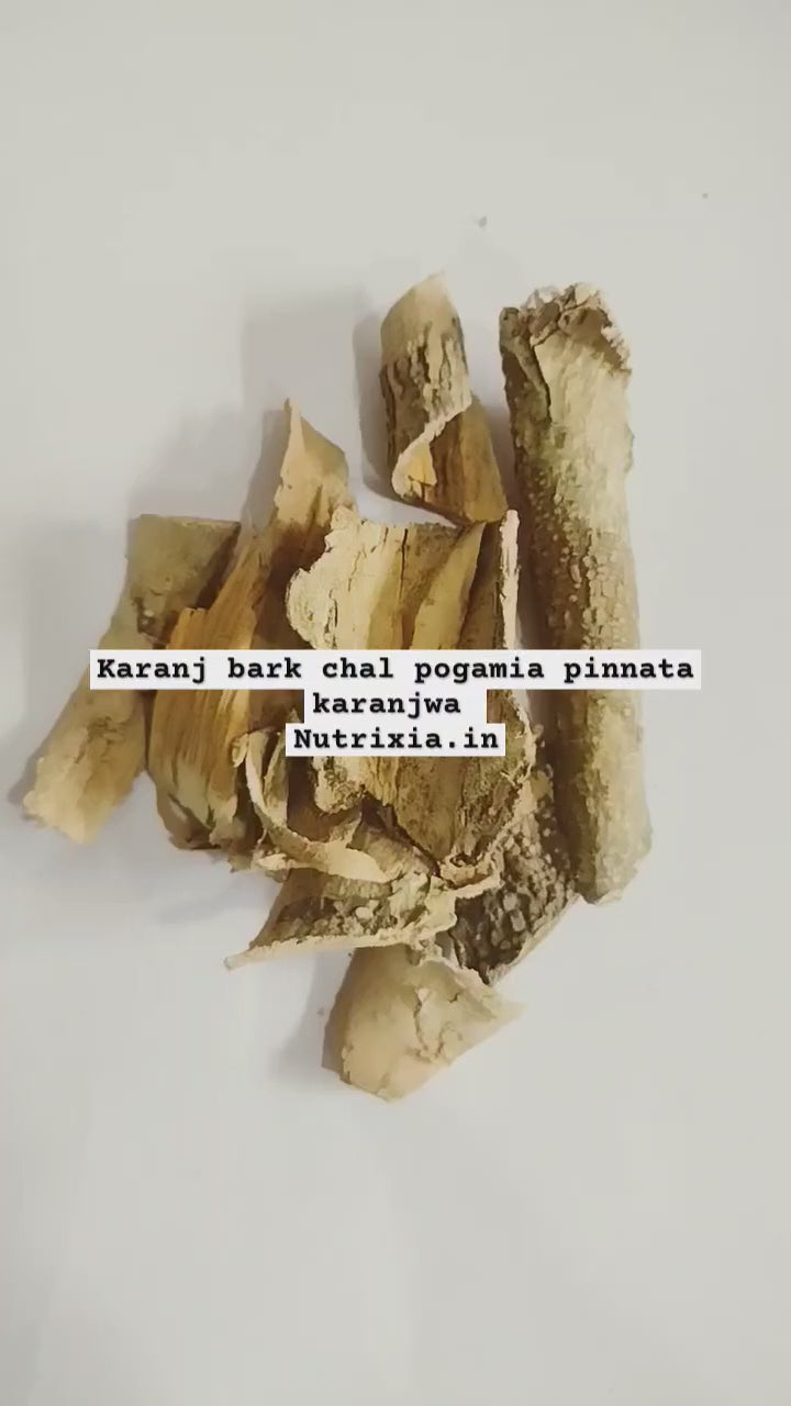 Karanj Chhal (Bark) -KARANJA- Pongamia pinnata-Pongam oil tree Bark-Indian beech