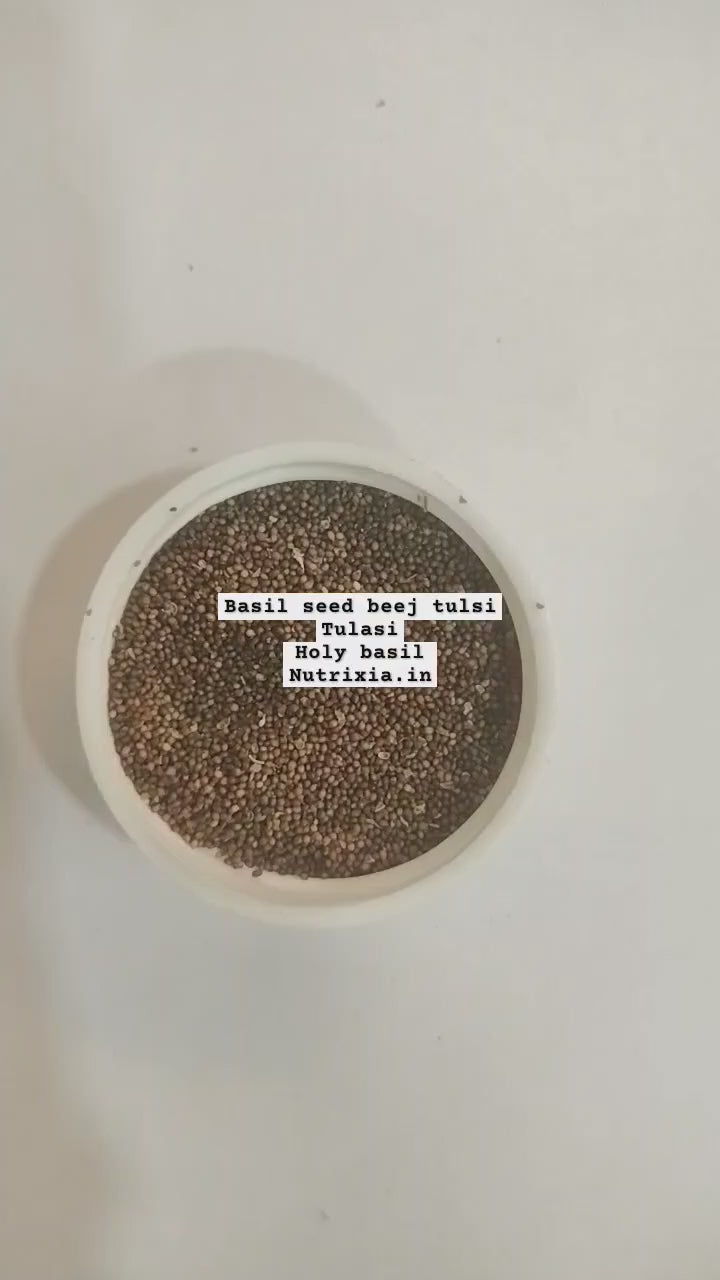 Basil Seed /  तुलसी बीज / Tulsi Beej / Ocimum basilicum L.