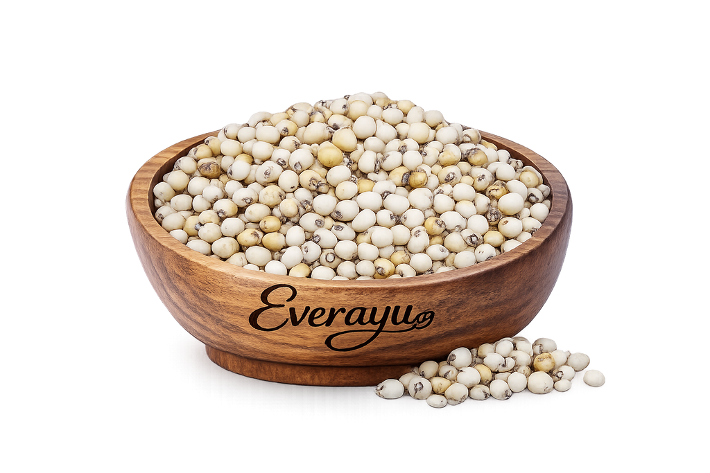 White Gunja /  सफेद गुंजा / White Chirmi / Gunja Beads Safed / Abrus precatorius / Chirmi Beads / Ratti - Whole everAyu