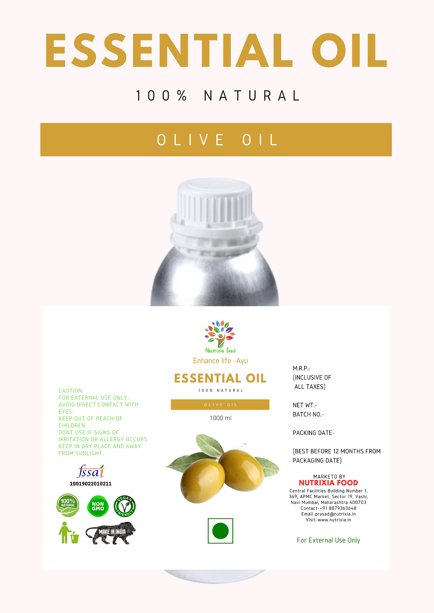 OLIVE OIL -Nutrixia Food