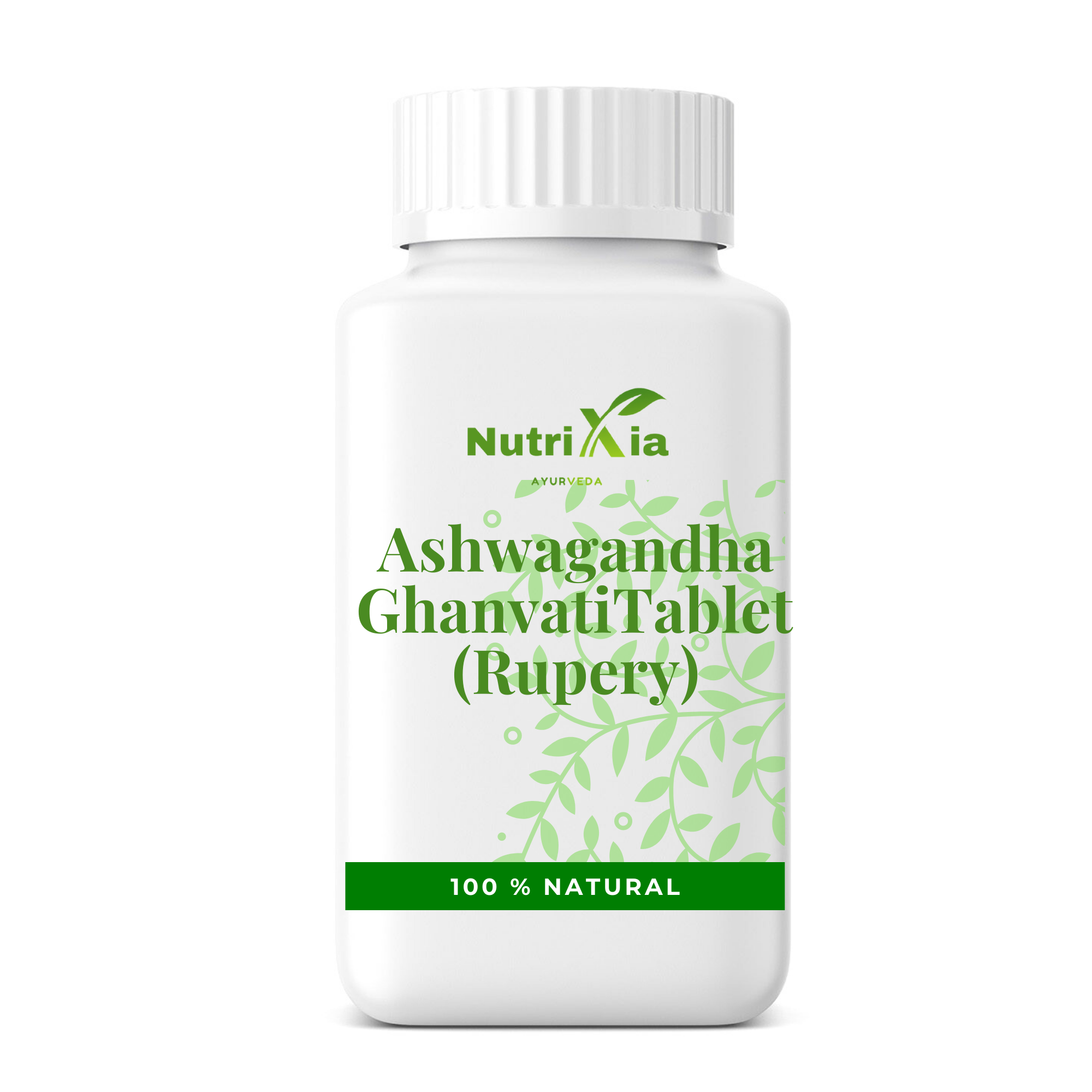 Ashwagandha Ghanvati Ruperi अश्वगंधा घन वती रुपेरी -Nutrixia Food