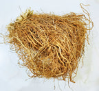Vetiver Roots (वेटिवर की जड़ें), also known as Vala, Khus, or Ushira (Vetiveria zizanioides), are aromatic Ayurvedic roots traditionally used for cooling, calming, and freshness. Other names include Vettiver (Tamil), Vetiveru (Telugu), Ramacham (Malayalam), Khas Ghas (Bengali), and Vetiver Grass (English).